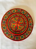 Handmade Ukrainian Wood Carved Hutsul Decorative Plates-7.74x1 inch