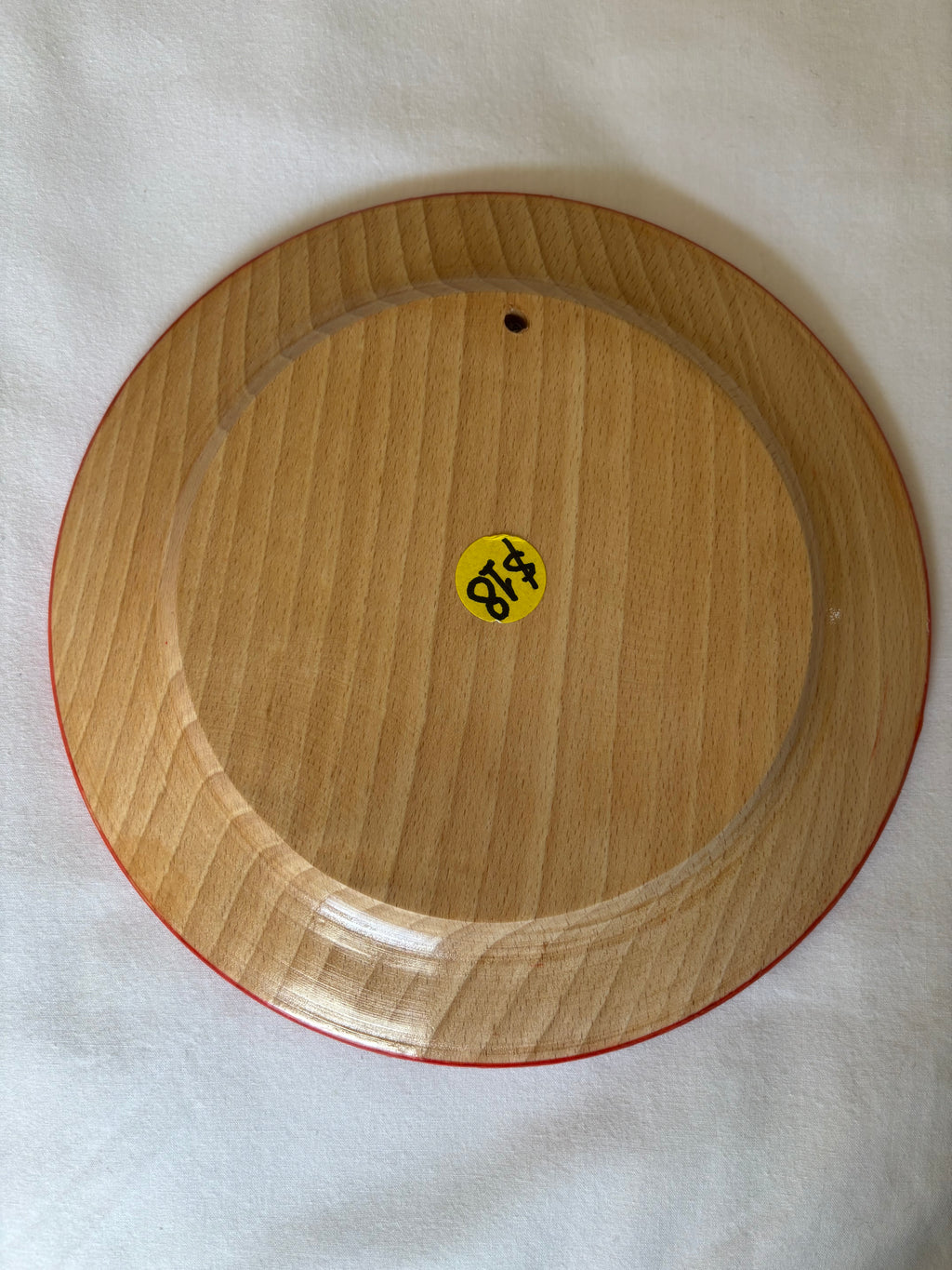 Handmade Ukrainian Wood Carved Hutsul Decorative Plates-8.5x1 inch