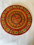 Handmade Ukrainian Wood Carved Hutsul Decorative Plates-8.5x1 inch