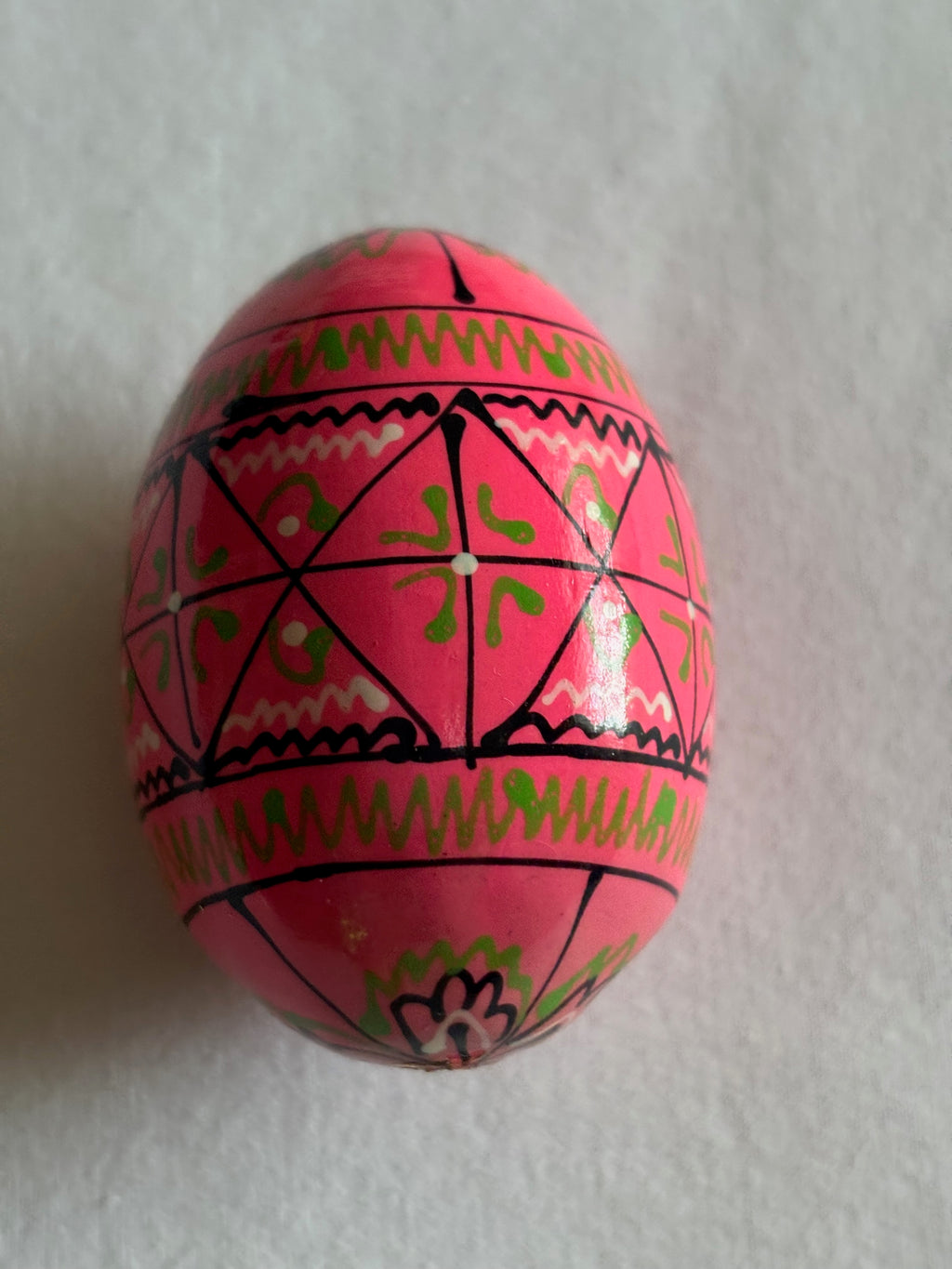 Ukrainian Pysanka Decorative Hand Painted 6  Wooden  Eggs