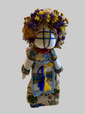 Ukrainian Motanka Decorative Reeled Doll, 10X3.5X2 inches