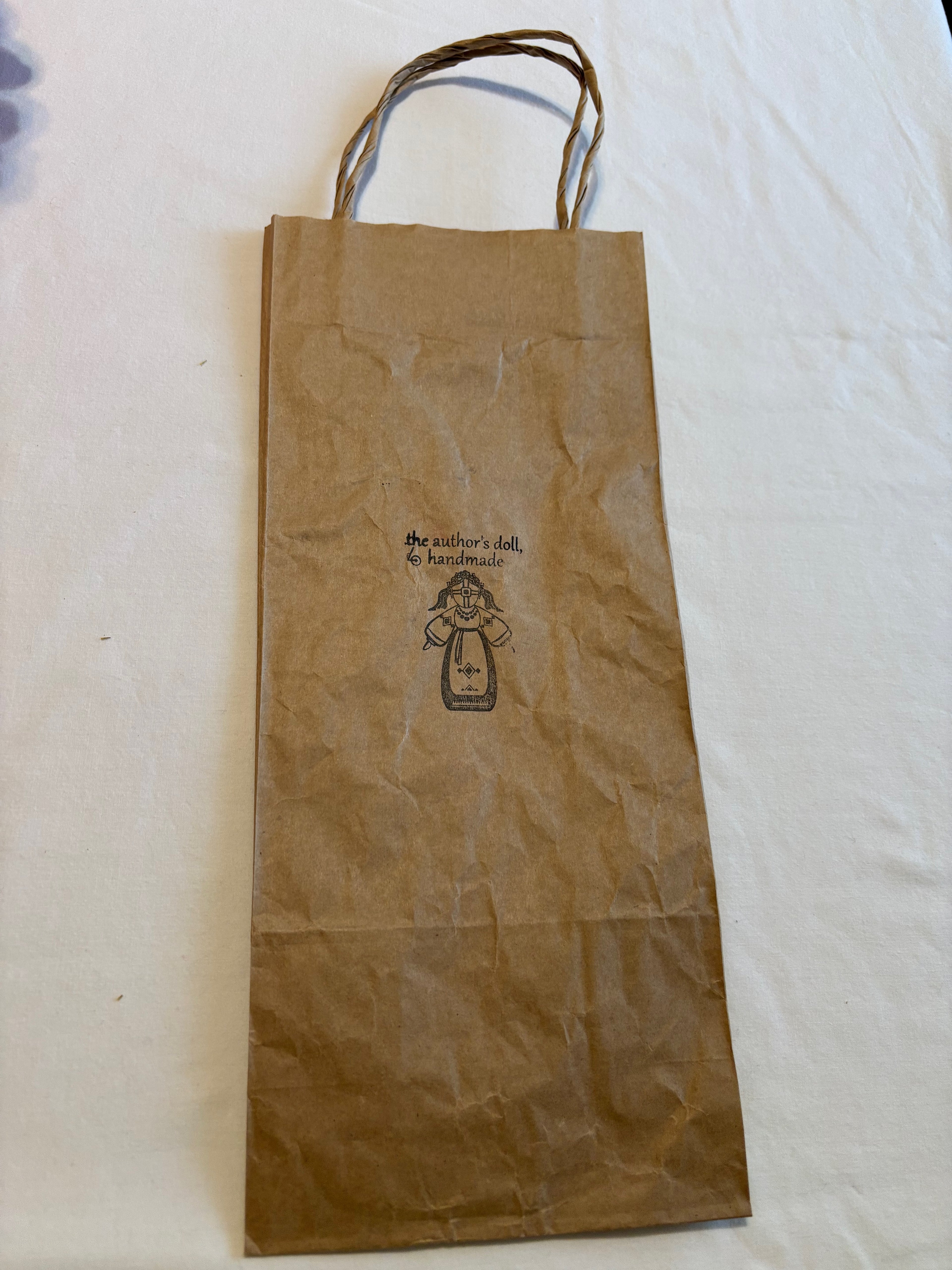 Ukrainian Motanka Decorative Reeled Doll  14X4.5X3   inches